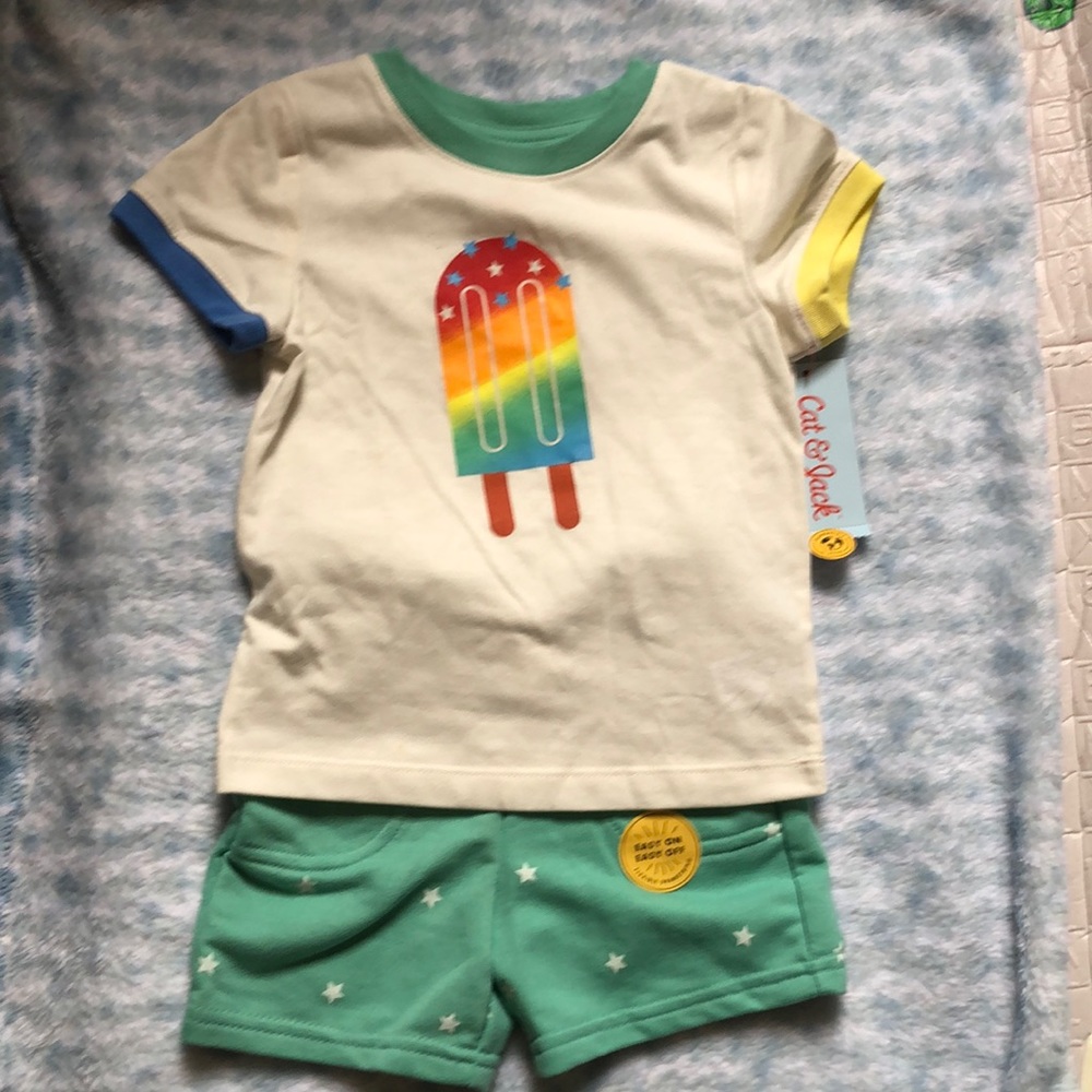 Cat & Jack ice cream popsicle pajama baby boy (18 months)